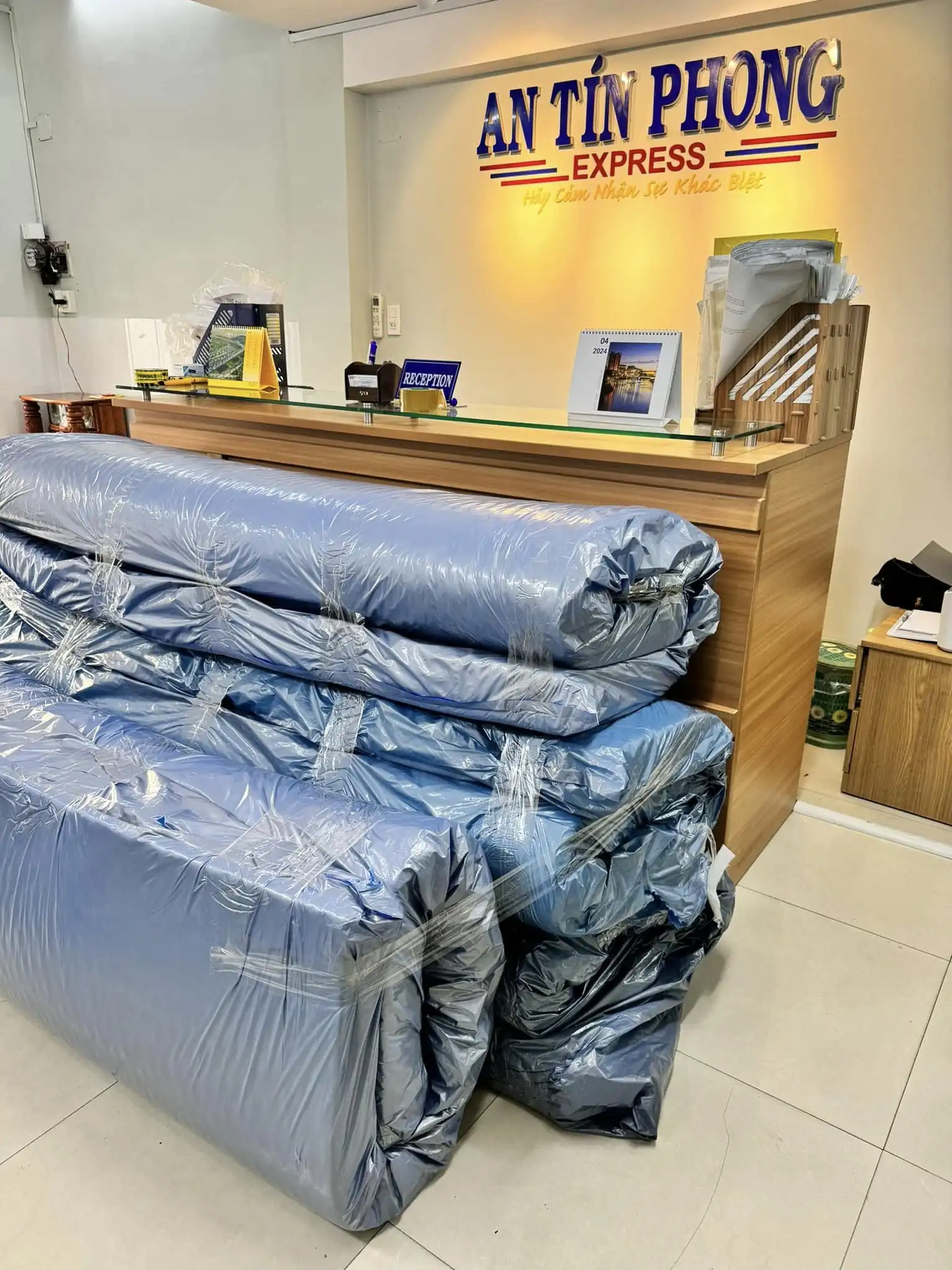 Nệm kymdan đã ở An Tín Phong chuẩn bị được đóng gói
